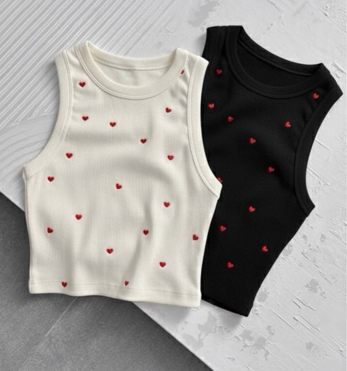 کراپ تاپ طرح قلب